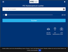 Tablet Screenshot of fpz.de
